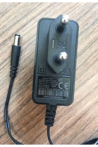 Genel Markalar RJ-SW120100E7B1 12 VOLT 1 AMPER 5.5X2.5MM UÇLU PLASTİK KASA PR...