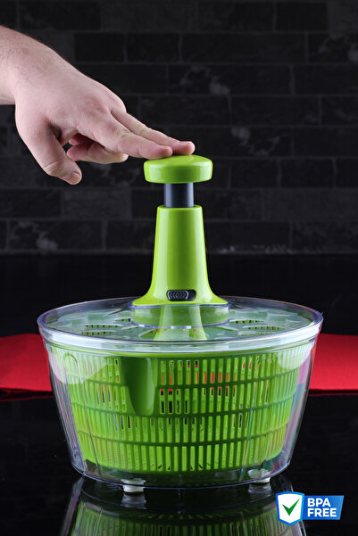 Nikadu ضغط على مجفف الخضار والفواكه والسلطة 5 لتر ضغط على مجفف الخضار