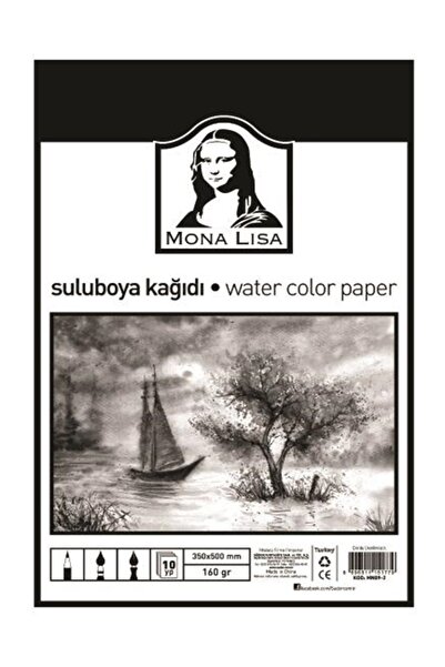 ÇilekKurdu Monalisa Südor Sulu Boya Kağıdı (25x35 CM) )160 gram 10 Yaprak