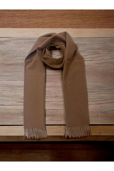 Sarar 100% Wool Camel Scarf