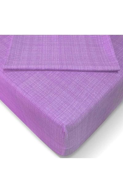 Özlü Fitted Elastic Single Sheet Set (100x200)-Lilac