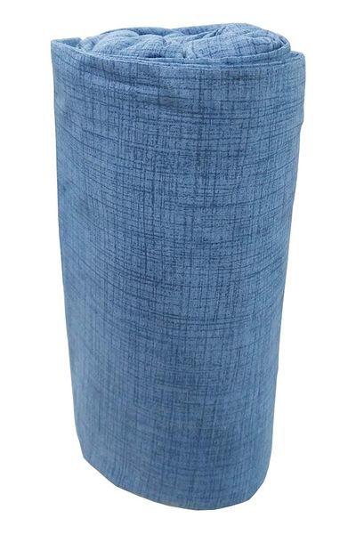 Özlü Fitted Elastic Single Sheet Set (100x200)-Indigo