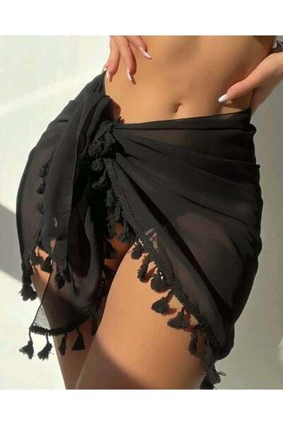 BF Bikini Fashion Парео с пискюли