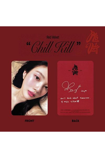 Kpop Dünyasi Red Velvet ''Chill Kill'' Album PC Set - Bag B