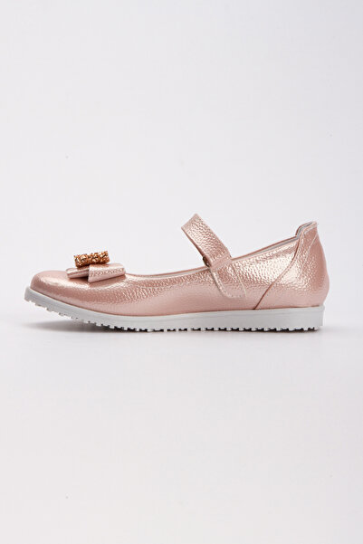 Sare Çocuk Giyim Powder Pink Non-Slip Sole Girl's Ballerina Ballerinas