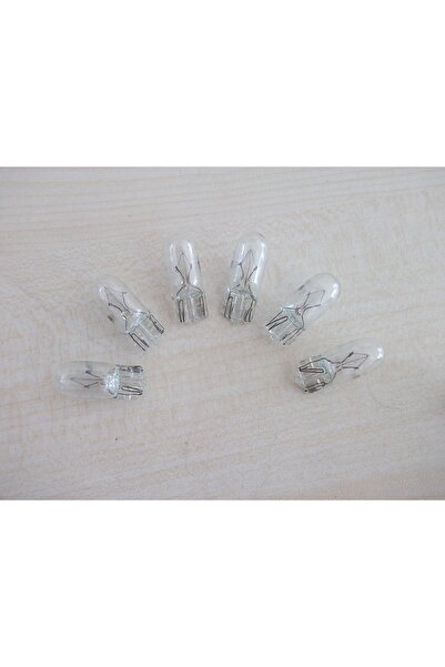 DNZSM T10 DİPSİZ AMPUL (YERLİ) 12V 5W (4 ADET FİYATI) T10 PARK, SİNYAL, PLAKA...