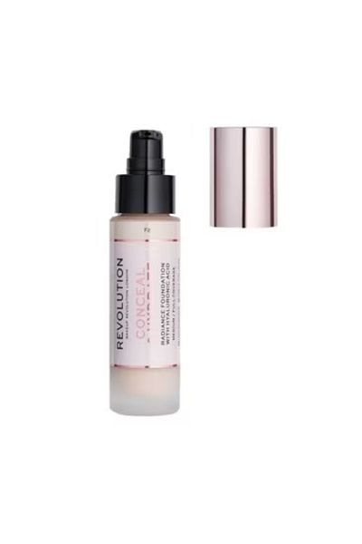 Revolution Conceal & Hydrate F2 Foundation with Moisturizer