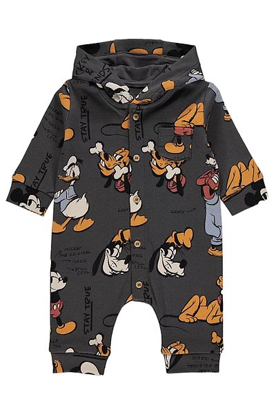Babies Design Store Mickey & Friends Baby Boy Hooded Jumpsuit