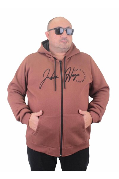 MocGrande Φούτερ με φερμουάρ μεγάλου μεγέθους Jubin 23221 TABA