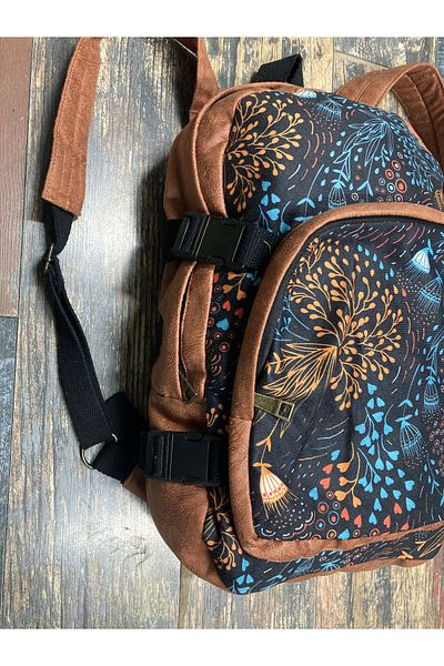 Street Bag Καθημερινή χρήση Ταξιδιωτικό Σχολικό Σακίδιο Κάμπινγκ Ethnic Αυθεντικό Σακίδιο πλάτης