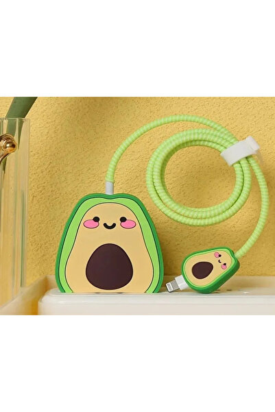 MİMOZA PARK Iphone 18w/20w Uyumlu Şarj Aleti Kılıfı, Şarj Kablosu Örme Aparat...