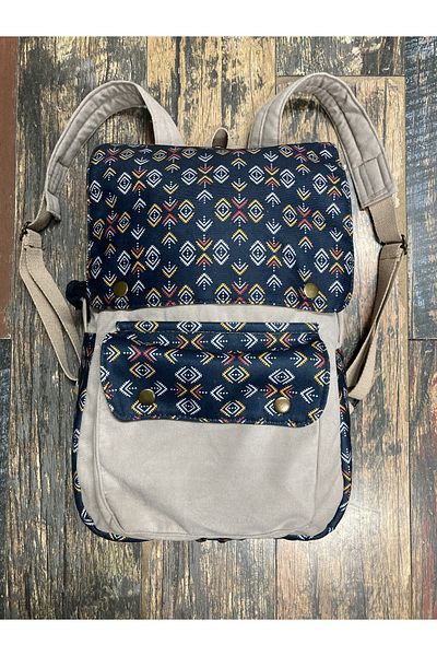 Street Bag Ethnic Αυθεντικό σακίδιο πλάτης με μποέμ με κάλυμμα Καθημερινή χρήση σε κάμπινγκ ταξιδιού