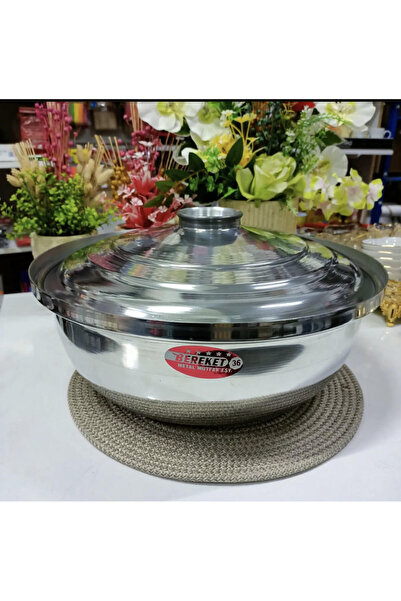 PAPATYAMDEKOR ZÜCCACİYE Kapaklı Alüminyum Helvane Tenceresi Alüminyum Tencere...