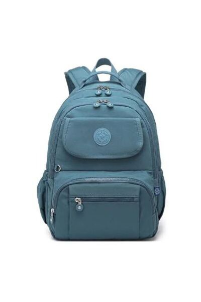 Smart Bags Büyük Boy Sırt Çantası Krinkıl Kumaş 1215-0050 BUZ MAVİSİ