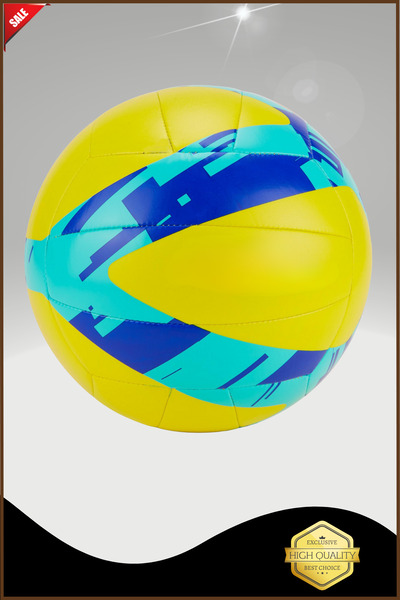Overpet Voleybol Topu 5 Numara Başlangıç İçin Uygun Sarı Voleybol Topu