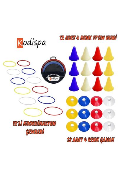Kodispa training set 12 pcs 17'cm funnel 1 pcs 12 pcs Coordination Circle