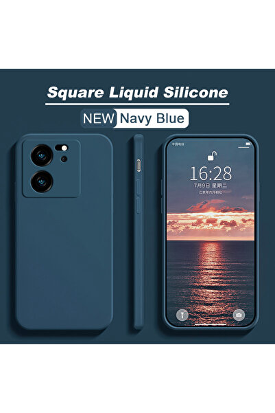 Fibaks Xiaomi Mi 13T/Mi 13T Pro Kılıf Kadife Lansman Soft Yumuşak Liquid Sili...