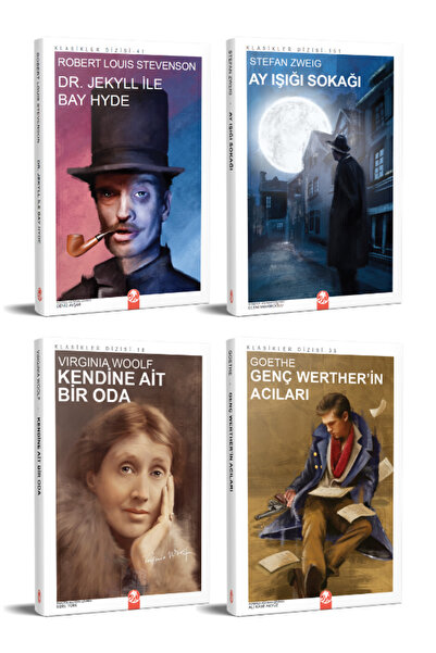 Kızıl Panda Yayınevi Dünya Klasikleri Seti - 1 (4 Kitap)
