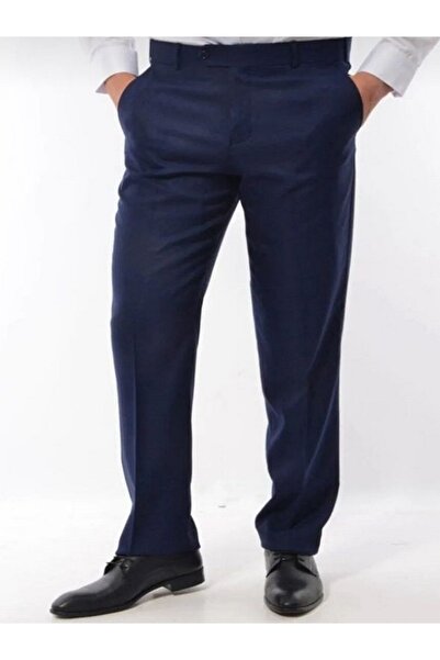 BALCI erkek yün efenk pilesiz kumaş pantolon monako