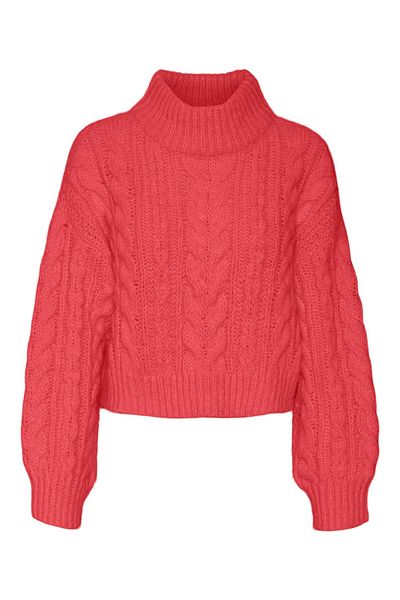 Vero Moda Strickpullover VMDREAM LS HIGHNCK CROP PULLOVER GA EXC
