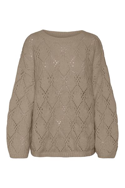 Vero Moda Strickpullover VMSTAR LS BOATNECK LONG PULLOVER GA EXC