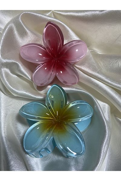 ELİF COLLECTİON Catarama cu zidar flori de lotus (2 bucăți) dimensiune mare 8 cm