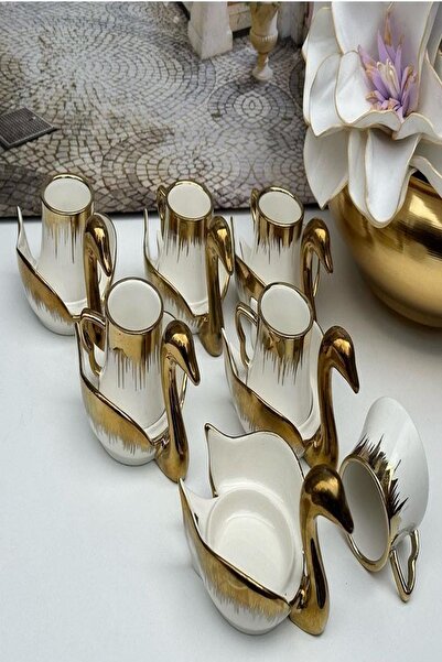 Genel Markalar KUGULU BEYAZ FİNCAN TAKIMI