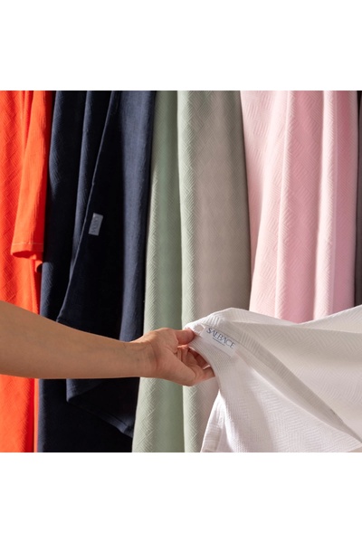 Salbace Checkerboard Pattern Pique Single