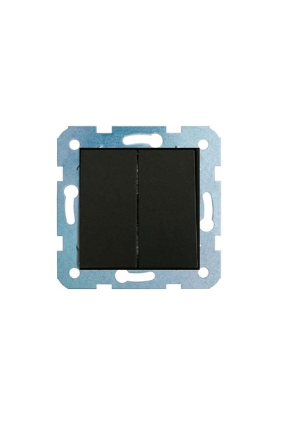 OVİVO Ovivo Grano Black Commutator Binary Switch Frameless*