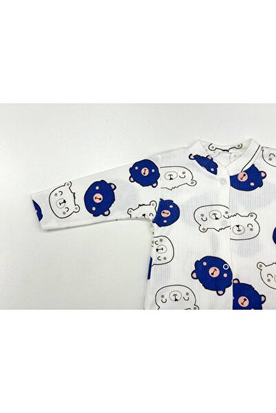 Nayinom Hep Modam Teddy Bear Patterned Baby Onesie