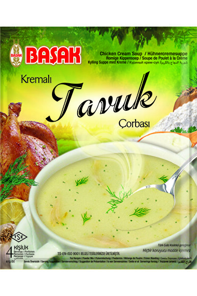 BAŞAK Hazır Çorba-Kremalı Tavuk 60 gr.12 adet