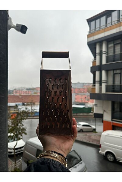 Hibana Bakır renkRende Lüx Paslanmaz Çelik,sebze,meyve Rendeleyici,4 Yönlü Ço...