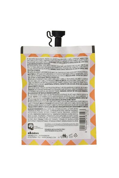Davines Davines the Wake-Up Circle - 50 ml Repairing, Sulfate-Free and Paraben-Free Hair Mask