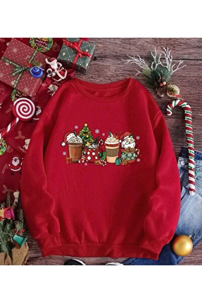 NİCE New Year's Special Printed Sweatshirt