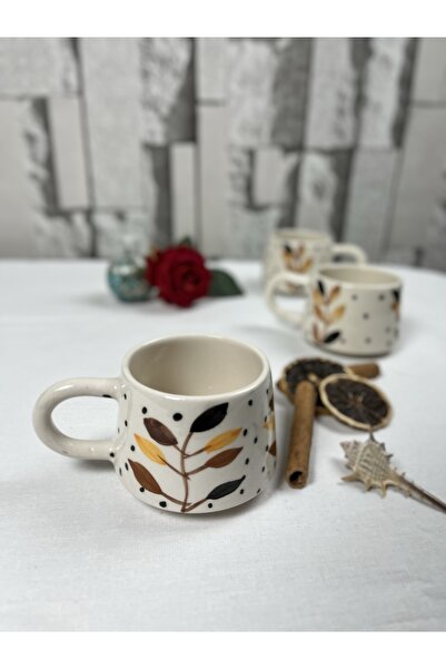Seramik Plus Bozkır Patterned 225 Ml Ceramic Mug