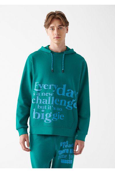 Mavi Πράσινο φούτερ Pro Printed Hooded 0611065-71928