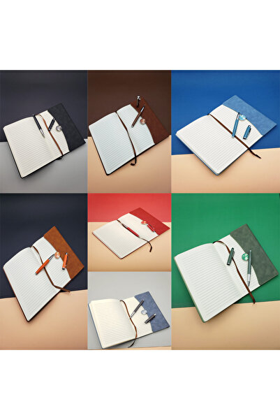 mr shopping Gray Suede Agenda Pencil Set with Gift Box Special Design