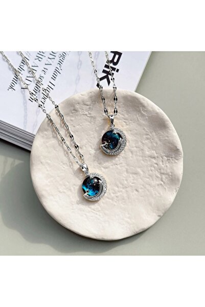 Liar Accessories قلادة الكوكب الصلب