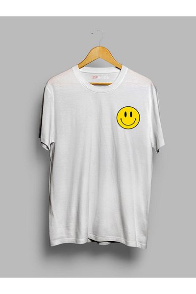Pisa Art Μπλουζάκι με στάμπα με σχέδιο χαμόγελου Oversize