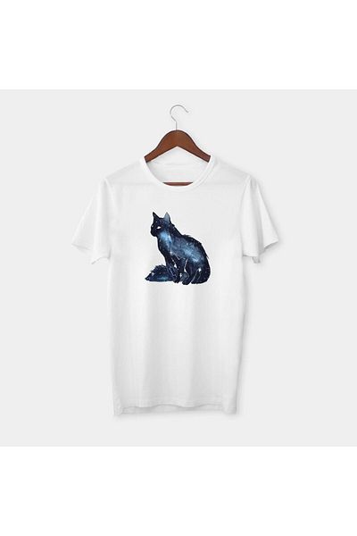 Pisa Art Μπλουζάκι Galaxy Cat Design