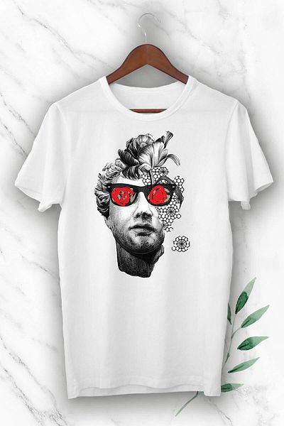 Pisa Art Λευκό μπλουζάκι Unisex