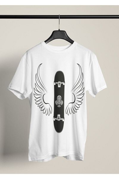 Pisa Art Ανδρικό μπλουζάκι White Crew Neck