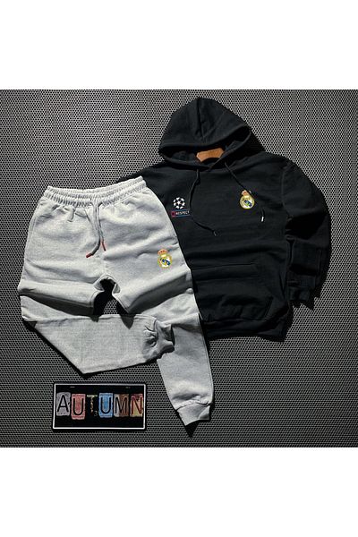 Pisa Art Real Madrid Hoodie and Tracksuit 2-Piece Combination