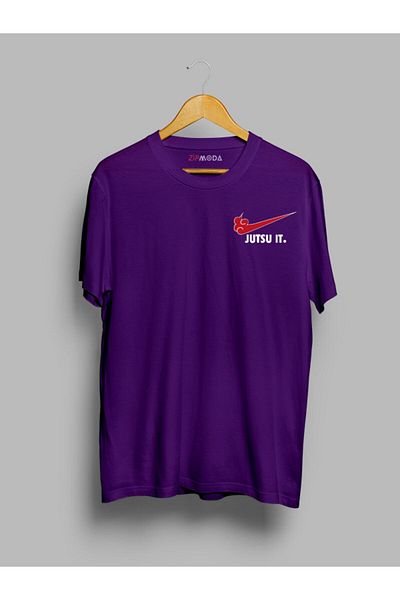 Pisa Art Μπλουζάκι με στάμπα με σχέδιο Oversize Akatsuki Jutsu It