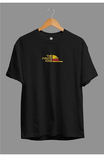 Pisa Art Υπερμεγέθη The Fame One Piece The Pirate King Design T-shirt με στάμπα