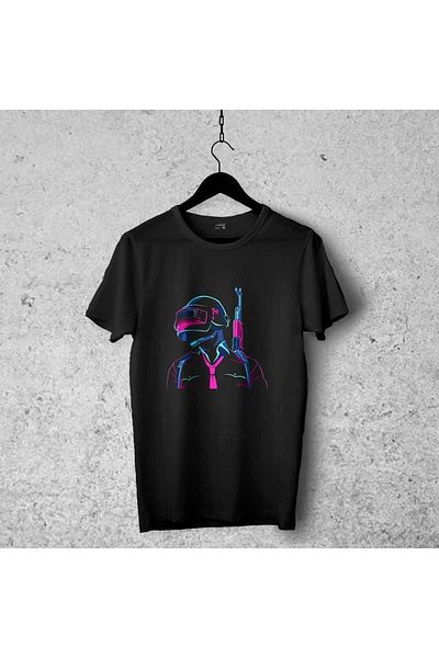Pisa Art Pubg Designed Tshirt 009, unisex Premium Quality Cracking Fading Printed Tshirt