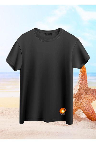 Pisa Art Ανδρικό μπλουζάκι Crea-tshirt 'sunset' με στάμπα με λαιμόκοψη -