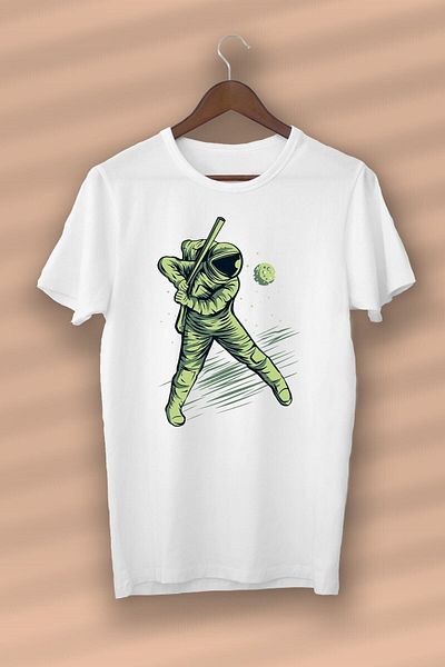 Pisa Art Astronaut Printed Organic Cotton White - Unisex - Γυναικείες - Ανδρικές - T-shirt - Nux Boutique