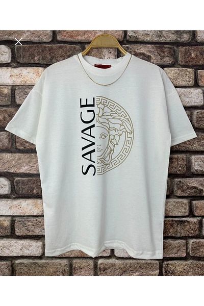 Pisa Art - Μπλουζάκι με στάμπα Savage Oversize