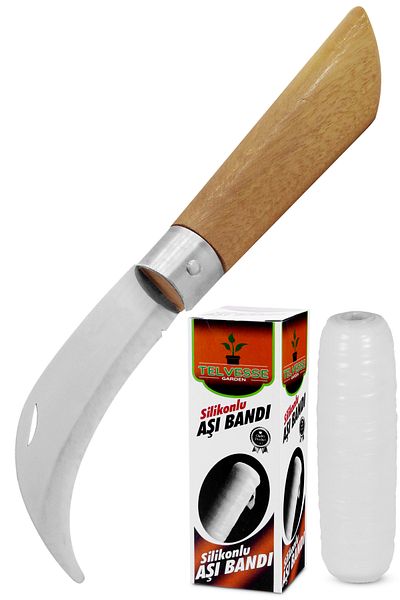 ergenay Vaccination Knife 22 Cm + Vaccination Tape 40 Meters Pack of 2